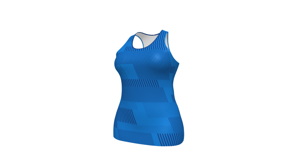 3D atletiek shirt dames