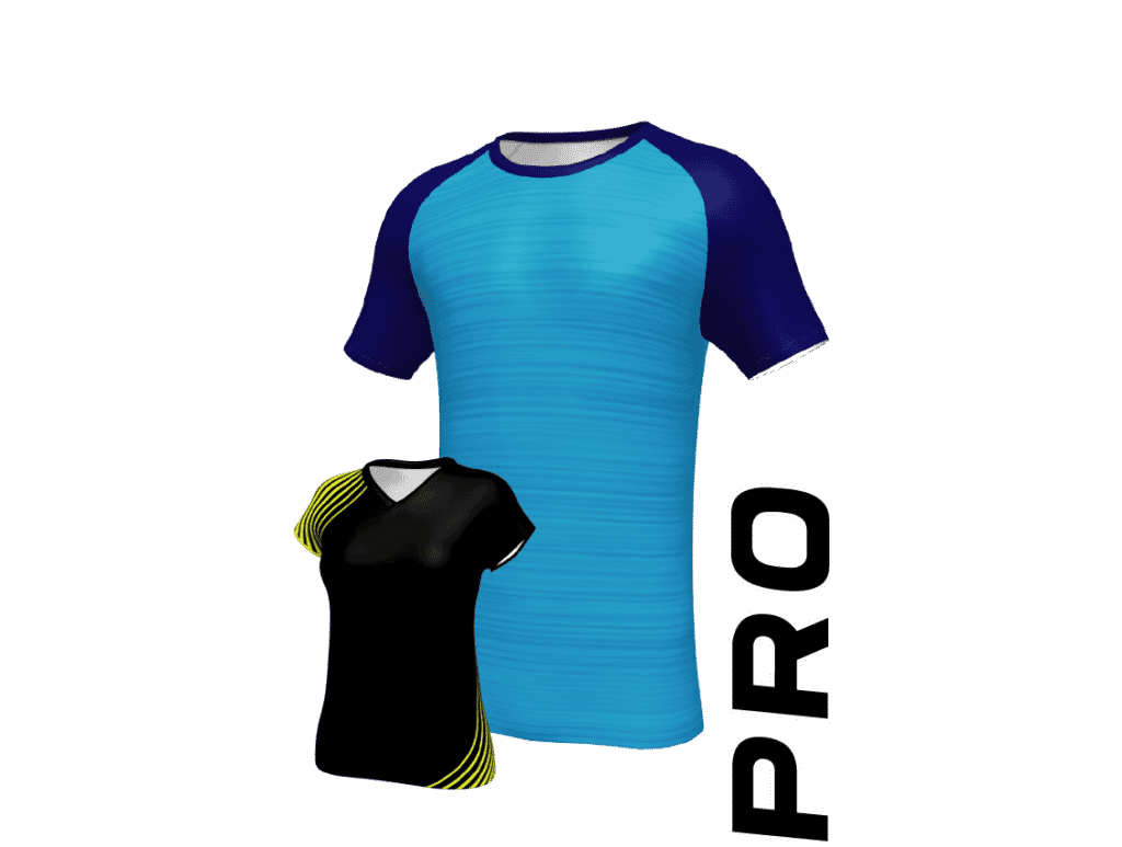 Custom Sports T shirts, 3D configurator